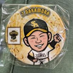 若鷹ガチャ パ・リーグ優勝缶バッジ 中村晃 - メルカリ