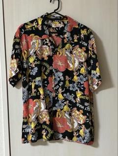 美品◇MALIHINI HAWAII マリヒニハワイ ワンピース フラダンス ハワイアン Aライン ワンピース フラダンス ハワイアンドレス