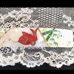 ⭐️留守模様(御所人形)バレッタ⭐️ ✨煌めき入り✨　手描き　☆匿名☆