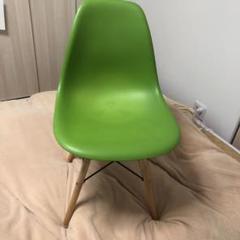 イームズシェルチェア黄緑キミドリきみどりウッド1脚