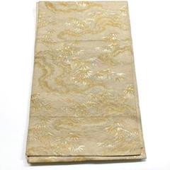 SO-442 袋帯 六通 正絹 箔 蜀江文様 銀糸 高級 逸品 SO-442 袋帯 六通 正絹 箔 蜀江文様 銀糸 高級 逸品