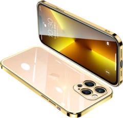 ONETIAOLONG iPhone13 Pro Max ケース クリア