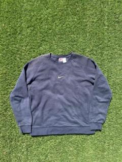 NIKE 90s スウェット トレーナー 刺繍ロゴ 銀タグ town グレー NIKE 90s スウェット トレーナー 刺繍ロゴ 銀タグ グレー L