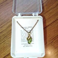 FANTASIA JEWELS オリビン ネックレス ケース付き