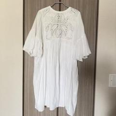 イエナ IENA レース刺繍ギャザーミニワンピース 36