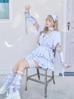 Malymoon コスプレ 天使界隈 魔法少女 セーラー アイドル ジャージ Amazon.co.jp: [Malymoon] コスプレ 天使界隈 魔法少女 セーラー