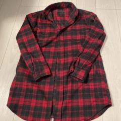 厚手マウジー　チェックシャツ