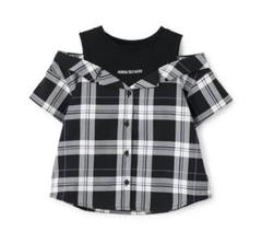 アナスイミニ　150 新品含むトップス2枚セット♡ アナスイミニ】150 ❤︎新品未使用❤︎ 肩あきTシャツ 紫 定価