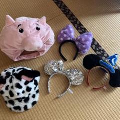 ディズニーリゾート　カチューシャ5点セット Disney - TDR ディズニーリゾート スパンコールカチューシャ
