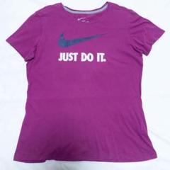 紫 スリムフィットTシャツ XL JUST DO IT ナイキ