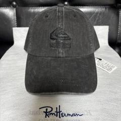 新品☆ロンハーマンRHC×クイックシルバーコラボ 黒 キャップ 刺繍ロゴ付き 新品☆ロンハーマンRHC×クイックシルバーコラボ 黒 キャップ