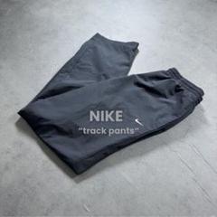 NIKE ナイキ 00s トラックパンツ ブラック 刺繍ロゴ M 古着
