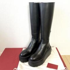 VALENTINO Vロゴ サイドジップ ユニークフォーム 厚底ロング
