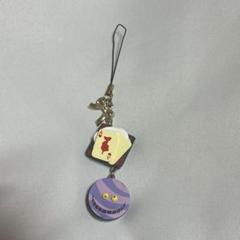 未使用品　ディズニー　不思議の国のアリス　チェシャ猫　ストラップ