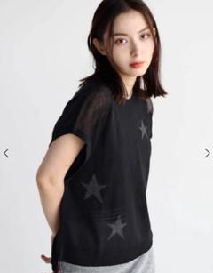 RADIATE YAMADAYA スターモチーフノースリサマーニット
