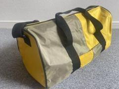 ★ ノーブランド 使用品 ボストンバッグ ドラムバッグ 黄色★