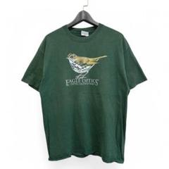 アート Y2K バード アニマル Tシャツ VINTAGE グリーン 094