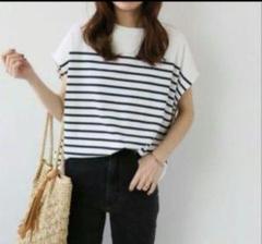エルエルビーン　ジャーナルスタンダードレリューム　ボーダーTシャツ L.L.Bean/エルエルビーン】Union Short Sleeve Stripe Tee：T
