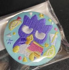 サンリオキャラクターズ 刺繍缶バッジ バッドばつ丸のサムネイル