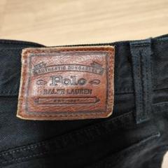 ポロラルフローレン 後染 ブラックデニム メキシコ製