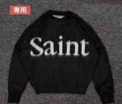 【値下交渉◯】SAINT M SINロゴ ニットセーター M 値下交渉◯】SAINT M SINロゴ ニットセーター M メンズ