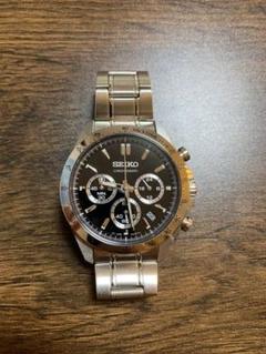 SEIKO クロノグラフ腕時計 SBTR013 保証書・金属バンド調整コマ付き