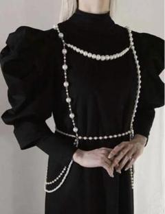 【LITMUS】herpraha レザーハーネス 黒 Her Praha 「Back cross balted harness」バッククロス