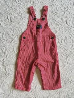 90年代ヴィンテージ OshKosh B'gosh 赤白 オーバーオール - メルカリ
