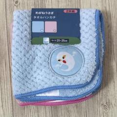タオルハンカチ 2枚組 めがねうさぎ