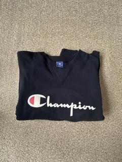 Champion ネイビースウェット 80s USA製 ヴィンテージ 前V