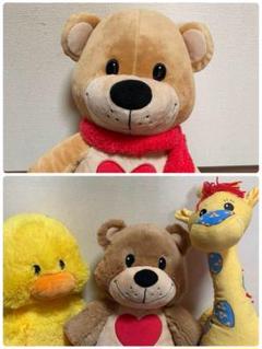Suzy's Zoo オレンジのクマのぬいぐるみ スージーズー　レア　テディベア Suzy's Zoo スージーズー マスコット ブーフ＆ラフ＆ラヴィ