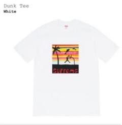 Supreme dunk Tee large White