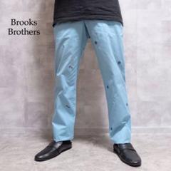 Brooks Brothers ターコイズブルー デザイン チノパン