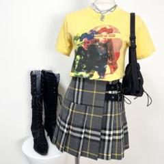 BURBERRY　ブルーレーベル　y2k　00's　ミニスカ　フェアリーグランジ y2k バーバリーブルーレーベル ミニスカート C-TK83 平成ギャル