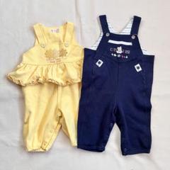 レトロ　サロペットセット