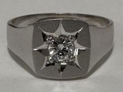 プラチナ印台リング14.3g【ダイヤモンド0.36ct、プラチナPt900】 楽天市場】印台 メンズリング 指輪 プラチナ Pt900 ブラック