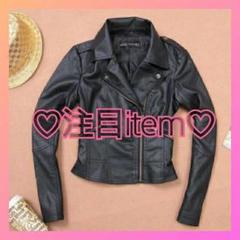 レディース ライダースジャケット L