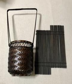 竹細工 竹花籠 花器 花道具 竹製敷台 竹工芸 花かご - メルカリ