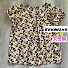INNOWAVE イノウェーブ　花柄 半袖ブラウス トップス　M 送料無料のサムネイル