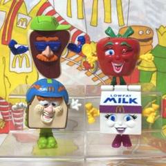 【未開封】コンプリート フードファンダメンタルズ マクドナルド ミールトイ マクドナルド ハッピーミール FOOD FUNdamentals 4個セット