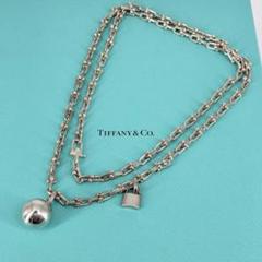 Tiffany ハードウェア ラップ ネックレス シルバー ボール カデナ 銀 Tiffany ハードウェア ラップ ネックレス シルバー ボール