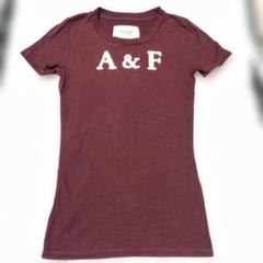 Abercrombie & Fitch A&F ワイン色Tシャツ サイズXS