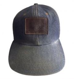 【ビィンテージ】 Levi’s　リーバイス　デニムキャップ　レザーパッチ付き