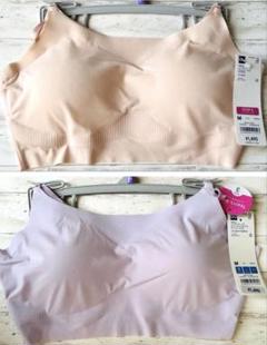 【GU】GIRLSノンワイヤーブラキャミ(STEP3)Mサイズ×2枚セットのサムネイル