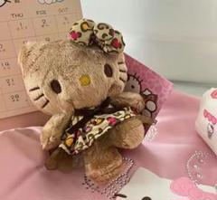 希少 当時物 petit Kitty 豹柄 フィギュア ぬいぐるみ オーロラ加工 希少 当時物 petit Kitty 豹柄 フィギュア ぬいぐるみ