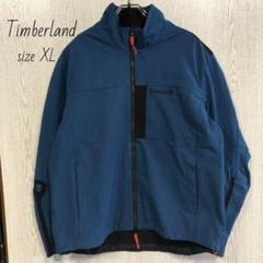 ティンバーランド Timberland 刺繍ロゴ ナイロンジャケット XL 青