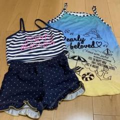 キッズ　水着　セパレート　160