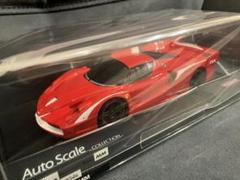 京商　ミニッツ　オートスケール　フェラーリFXX エボルツィオーネです。 Kyosho 1:43 フェラーリFXXエボルツィオーネ＃23赤のストライプ