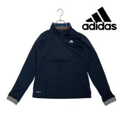 07T293☆ adidas ハーフジップ ゴルフ トレーニング ランニング