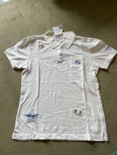 マドモアゼルノンノン ワッペン付きポロシャツ サイズL 新品 Mademoiselle NON NON / マドモアゼルノンノン （レディース
